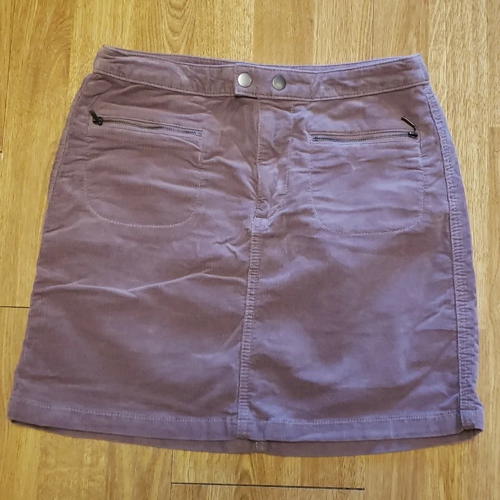 Lavender corduroy mini skirt size 4